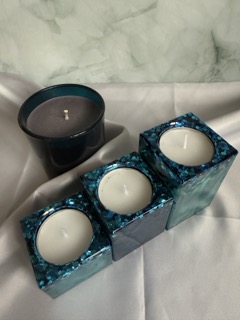 Theelichthouders | Set 3 stuks