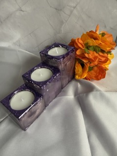 Theelichthouders | Set 3 stuks